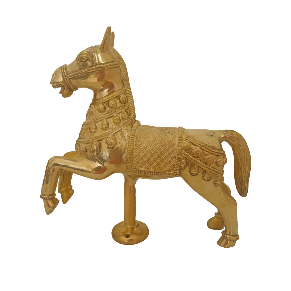 Pure Brass Horse Statue Showpiece 10" Pure Brass Horse Statue Showpiece 10"