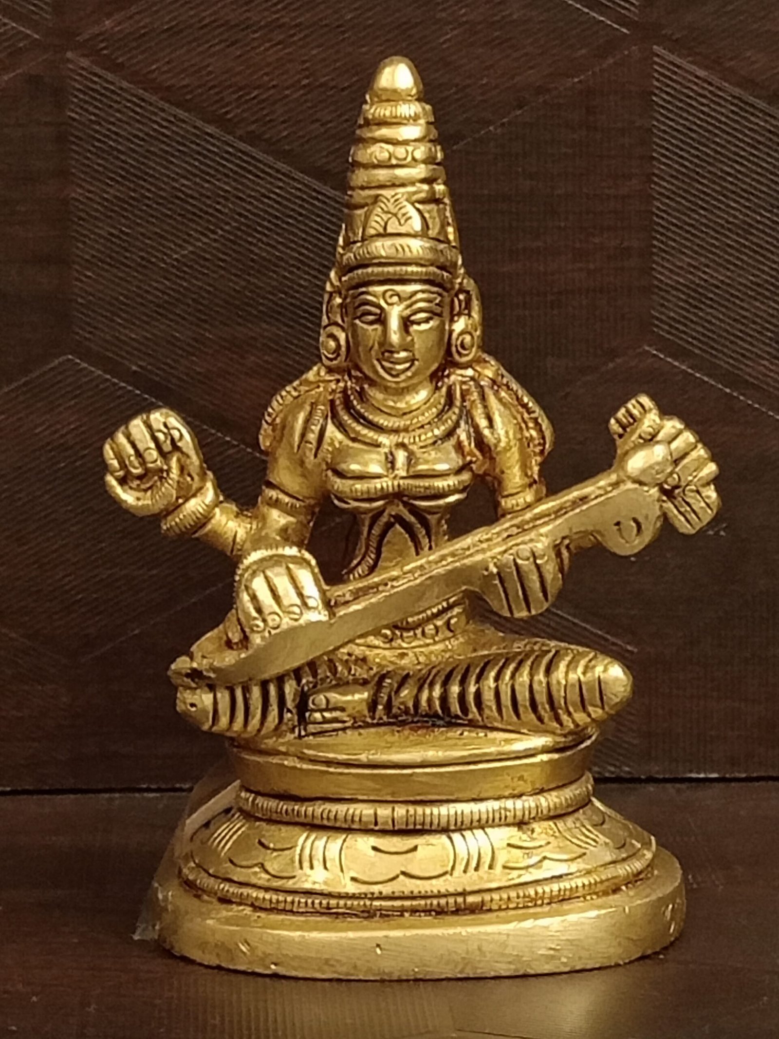 Goddess Saraswati 3.5" 1 Saraswati