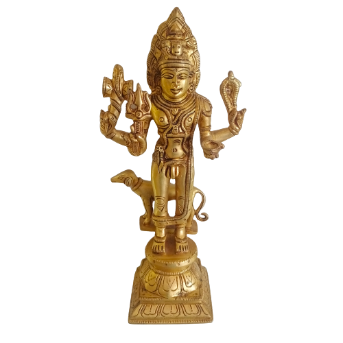 Brass-kala-bairavar-statue-hind-god-idols-buy-online-India kala bhairava brass statue