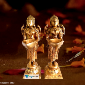 brass traditional paavai villakku idol pooja statues home decor gift buy online India