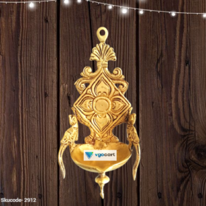 brass wall hanging diya home decor pooja idols showroom gift buy online india 1 1