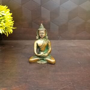 brass buddha green finish home decor hindu god idols showpiece gift buy online coimbatore 3