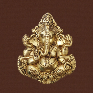 Brass Designer Ganesha Wall Hanging Idol