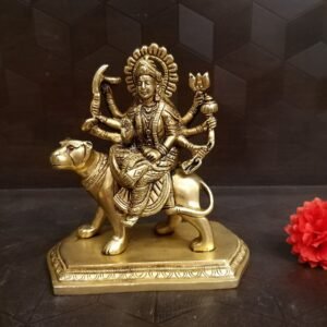 Brass Durgai Amman Matt Finish Idol