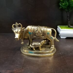 brass small gomatha idols antique color pooja items home decor hindu god statue gift buy online coimbatore 6048