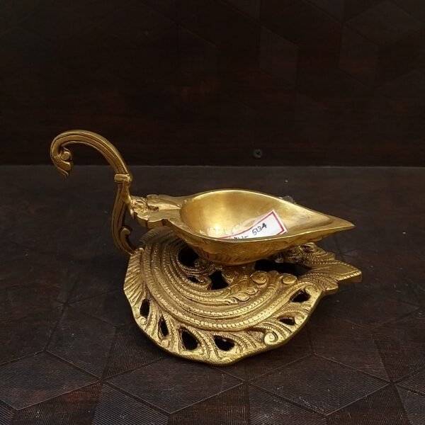 Brass Diya Designer Base