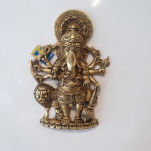 Brass Kan Thrishti Ganesha
