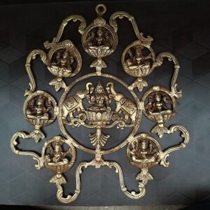 brass ashtalakshmi wall hanging designer idol home decor pooja items hindu god statues gift buy online coimbatore india 10246