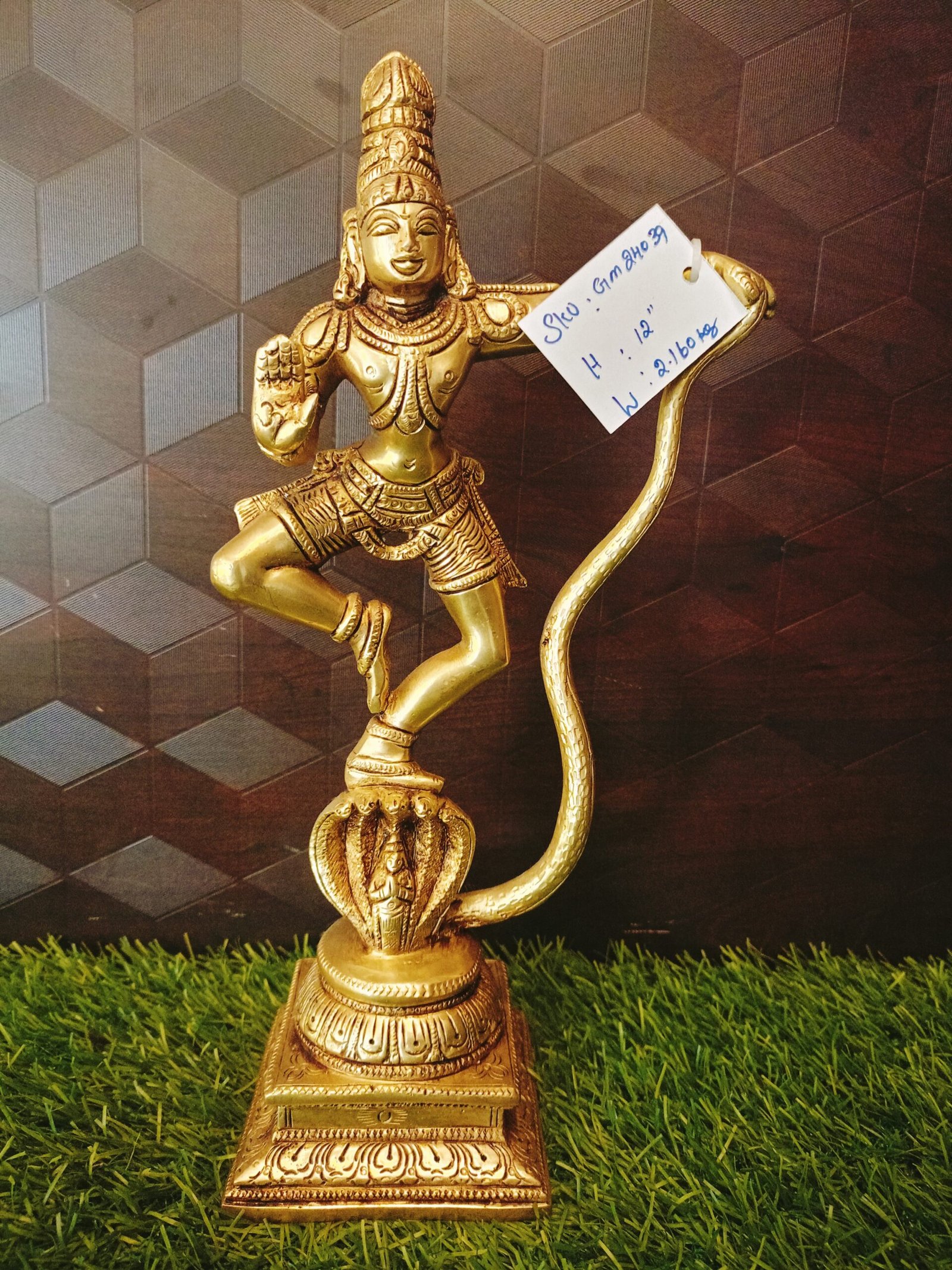 buy-brass-kalinga-krishna-statue-online-gift-shop (1) Brass Kalinga Krishna Statue