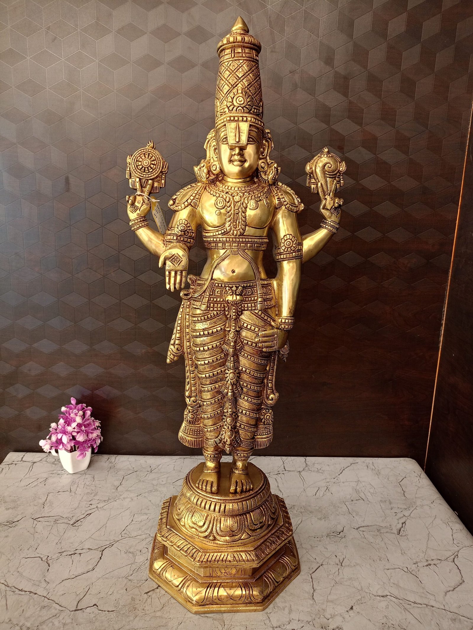 oplus_32 Brass Lord Balaji Idol 32" - Image 1
