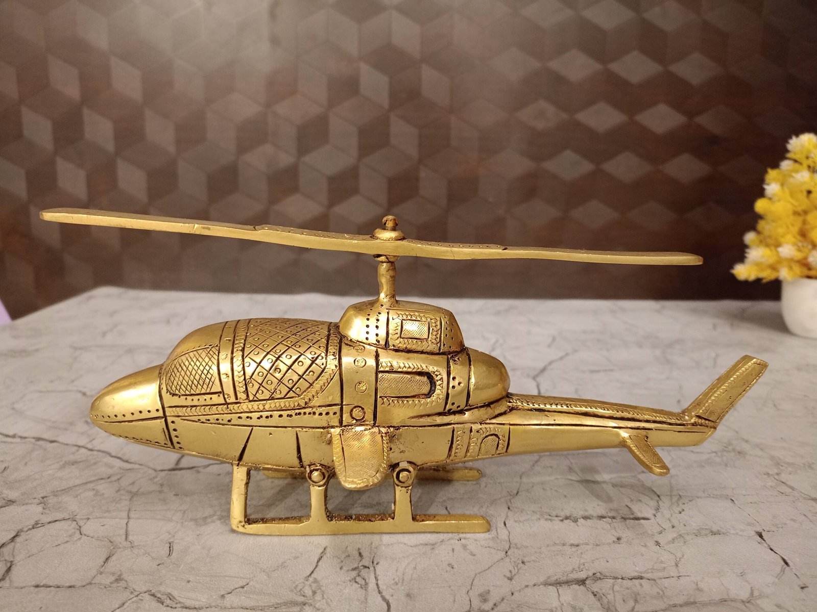oplus_0 Buy Brass Helicopter Statue 4" - Image 1