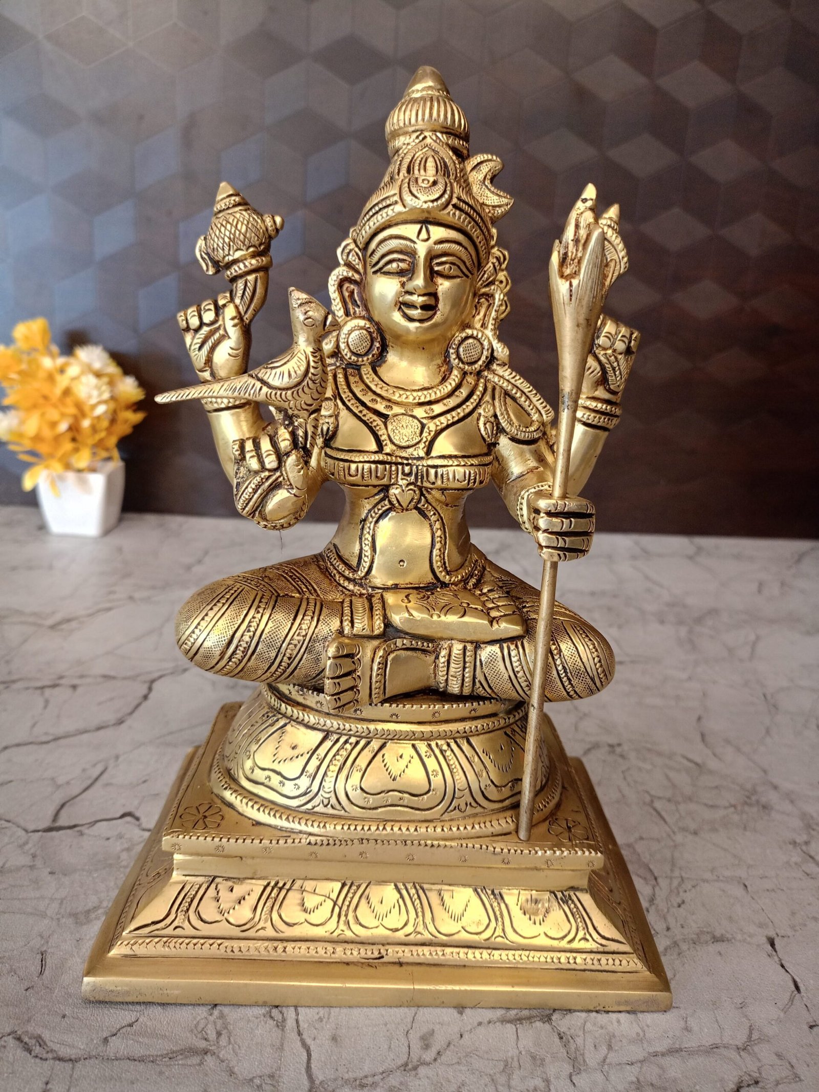 oplus_32 Buy Brass Kamakshi Statue 10" - Image 1