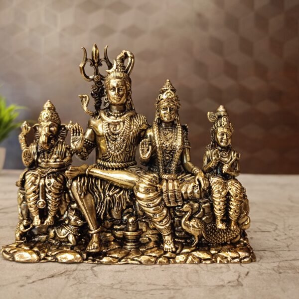 brass shiva family idol pooja gift vgocart coimbatore india