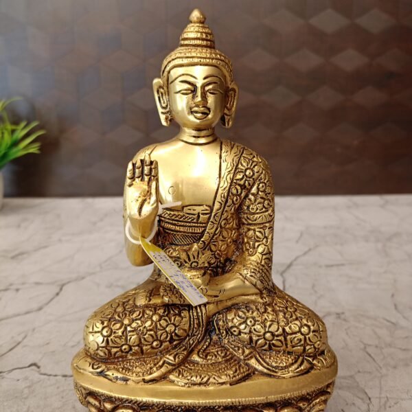 brass buddha idol pooja gift vgocart coimbatore india3