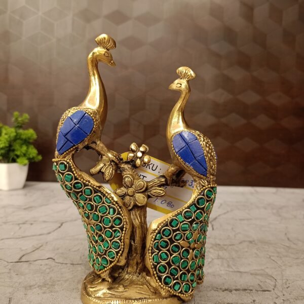 brass-peacock-sitting-stem