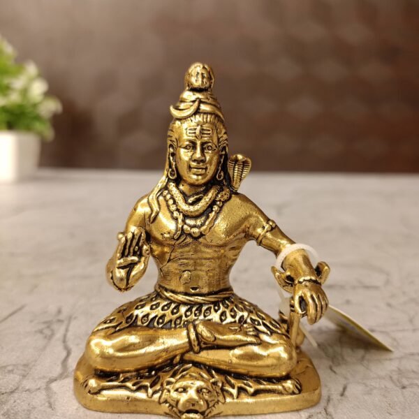 brass fine art shivan idol pooja gift vgocart coimbatore india