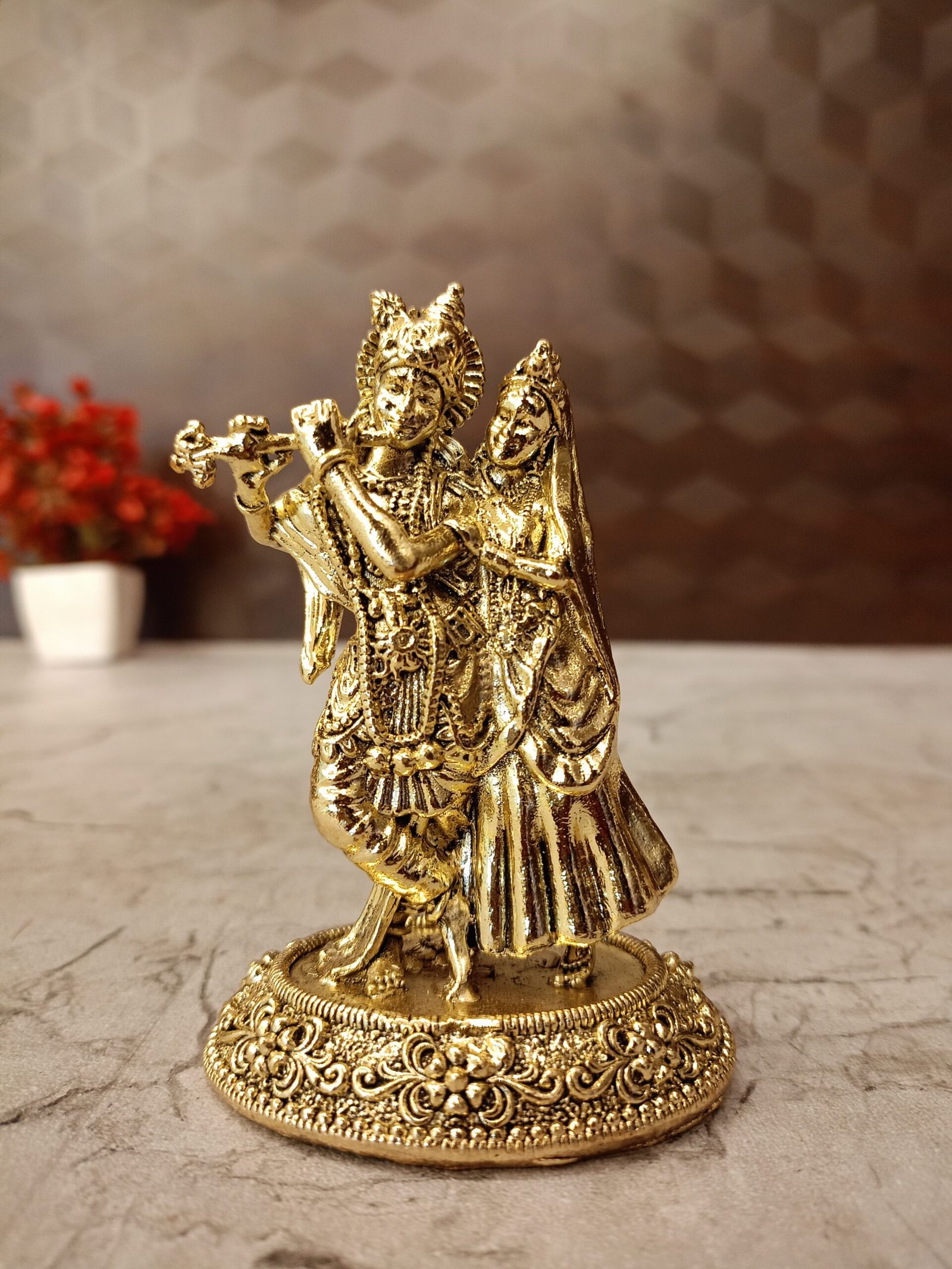 buy-brass-fine-art-radha-krishna-idol-best-price-antique-showroom-coimbatore Brass Fine art Radha Krishna Idol