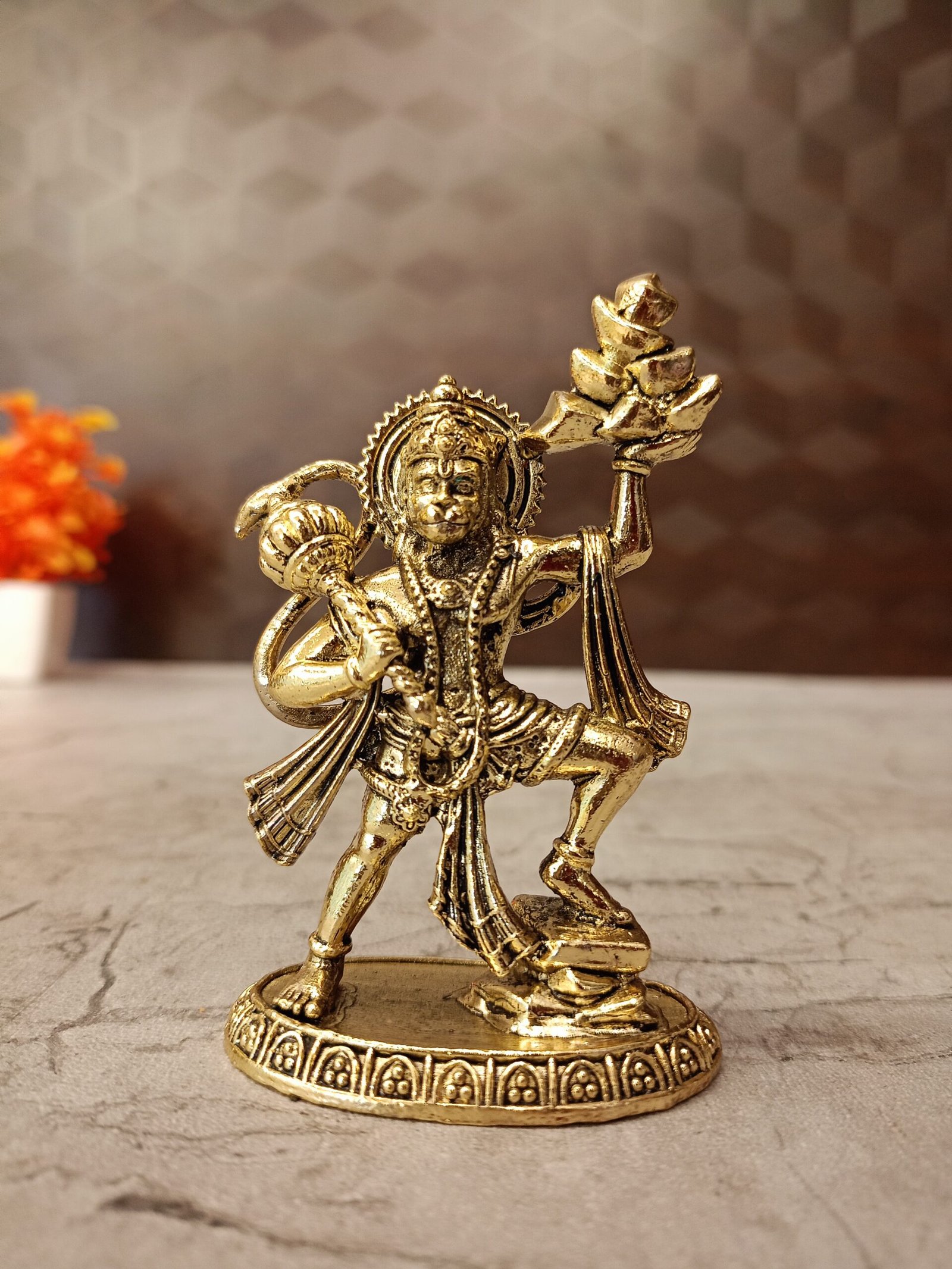 buy-brass-hanuman-holding-mountain-antique-idol-best-price-showroom-coimbatore Brass Hanuman Holding Mountain