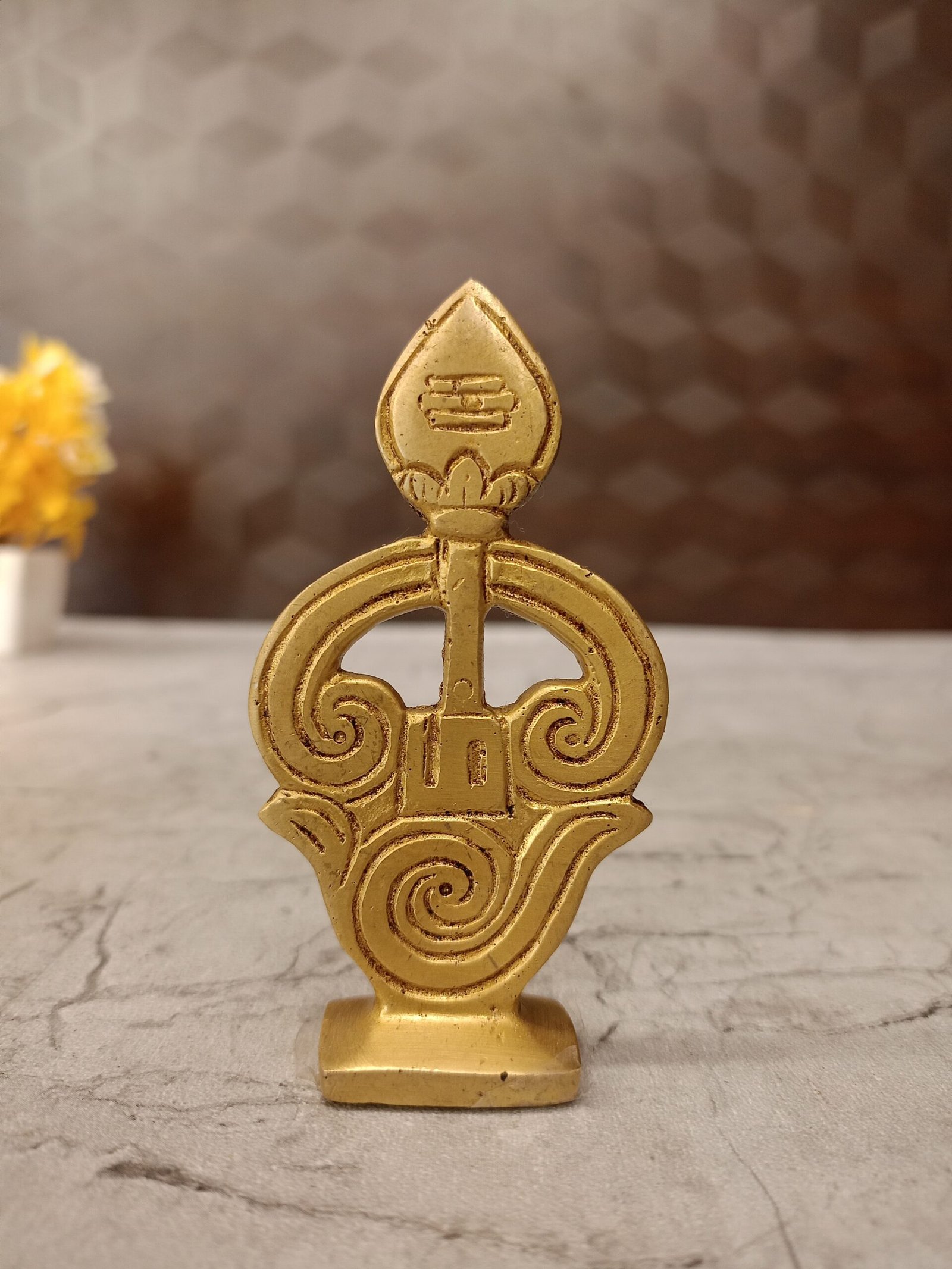 Brass Om Vel 3.5" 1 Brass Om vel