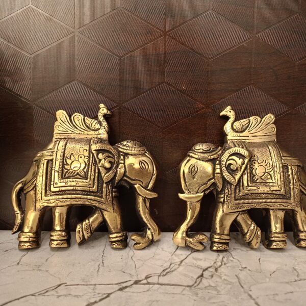 brass wall mount elephant