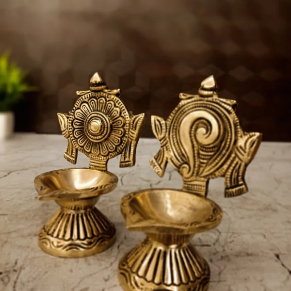 brass-sangu-chakra-diya-pooja-gift-antique-vgocart-coimbatore