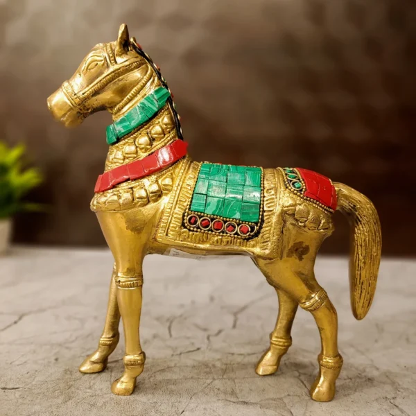brass-stone-horse-idol-gift-pooja-antique-vgocart-coimbatore.