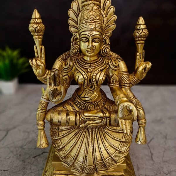 brass padmavathi thayar idol pooja gift vgocart coimbatore india1